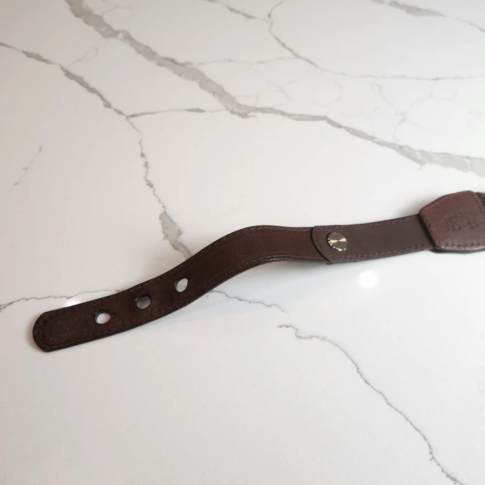 COLDWATER CREEK WIDE 100% LEATHER BRAIDED ADJUSTABLE BELT SIZE XL